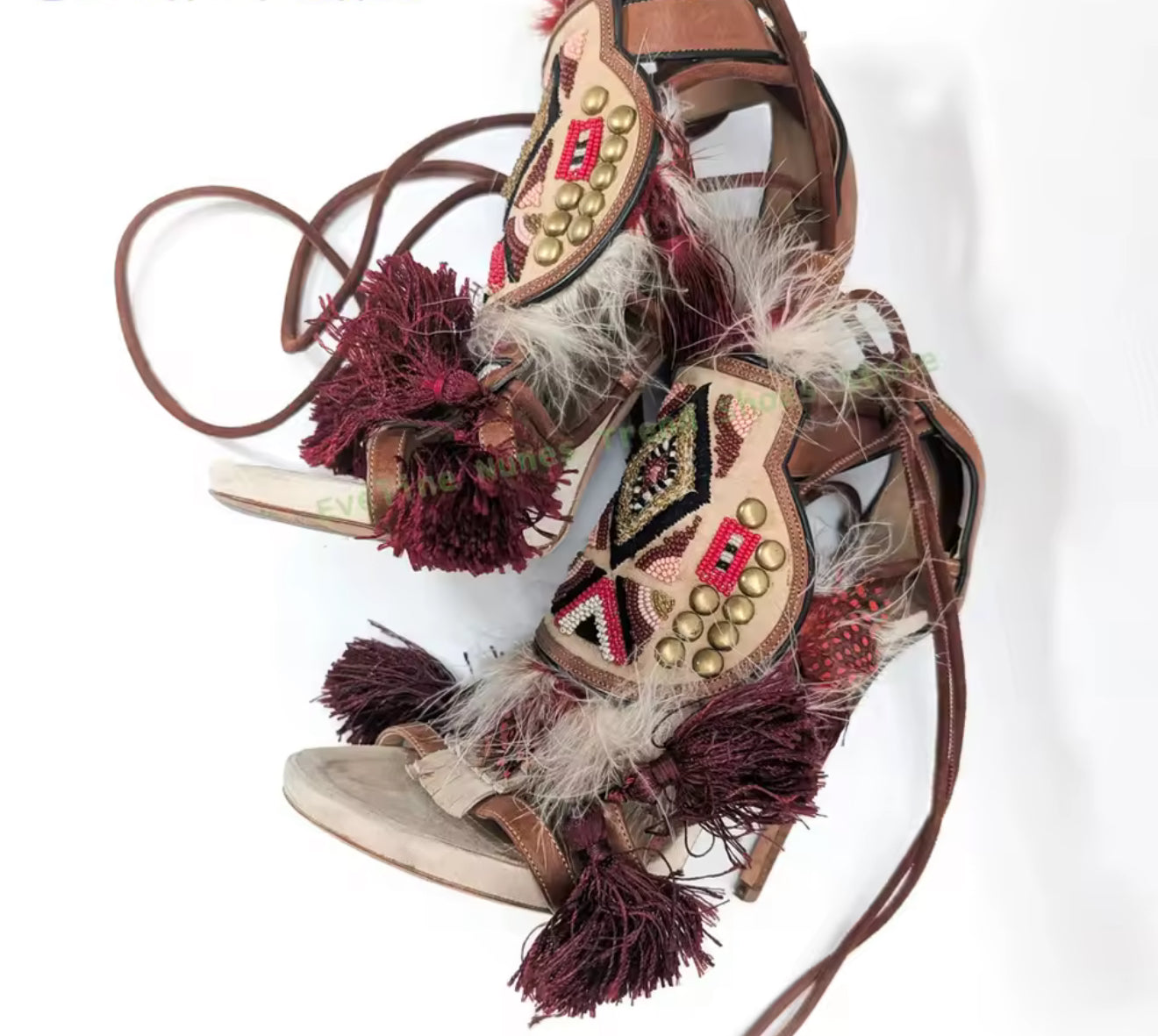 Tribal Luxe Gladiator Sandals (MADE TO ORDER) image 6