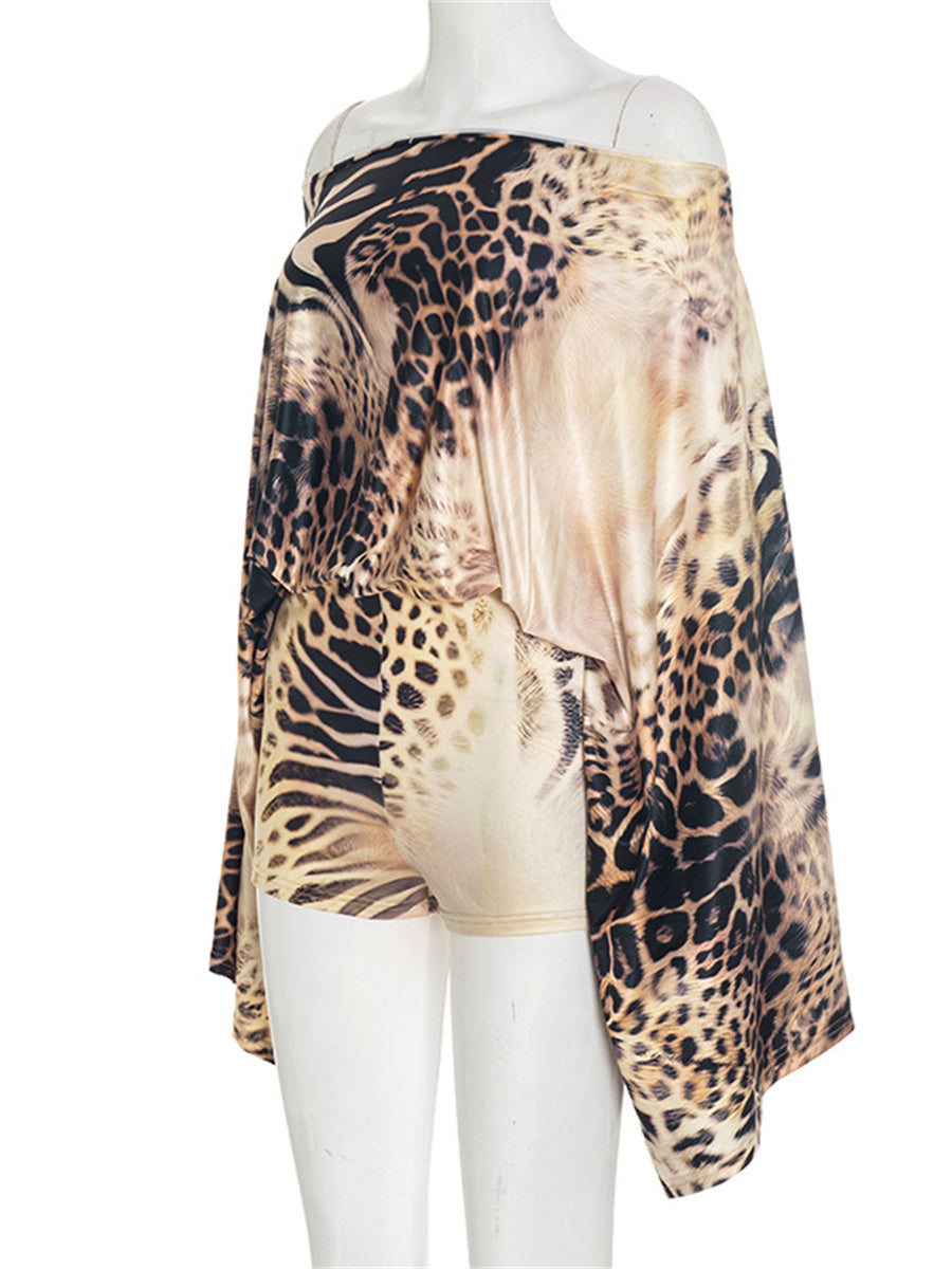 Wild Allure Off-Shoulder Romper image 2