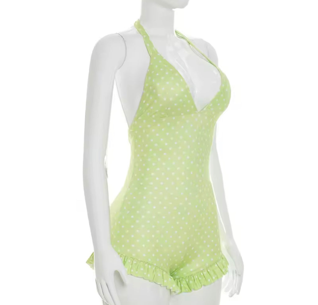 Sweet Escape Polka Dot Romper