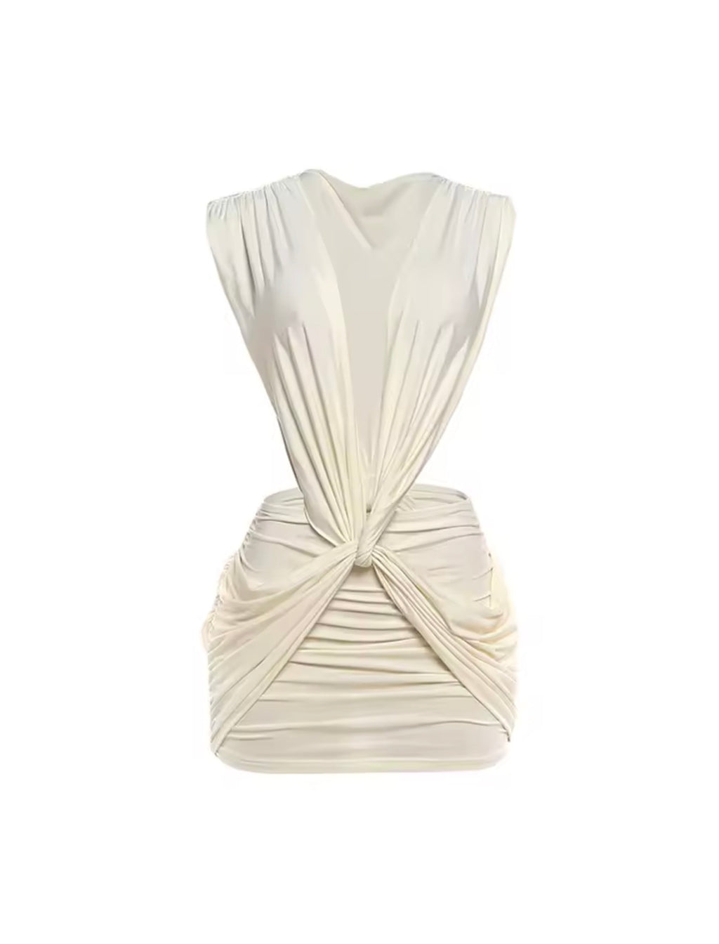 Soft Sculpture Mini Dress