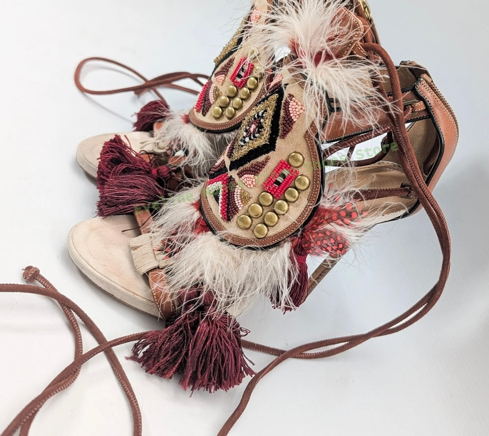 Tribal Luxe Gladiator Sandals (MADE TO ORDER) image 3