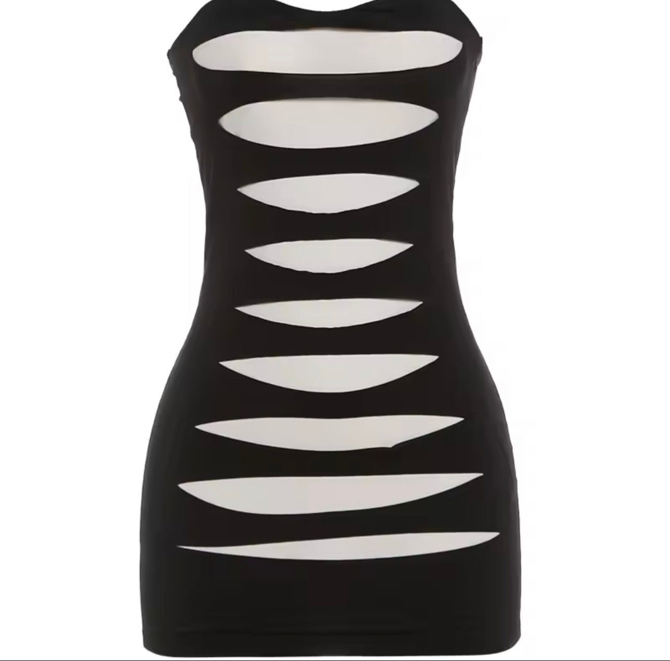 Midnight Illusion Mini Dress