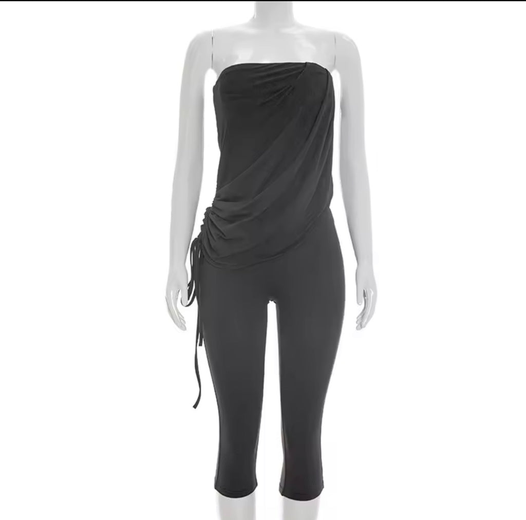 Sculpt & Slay Ruched Jumpsuit