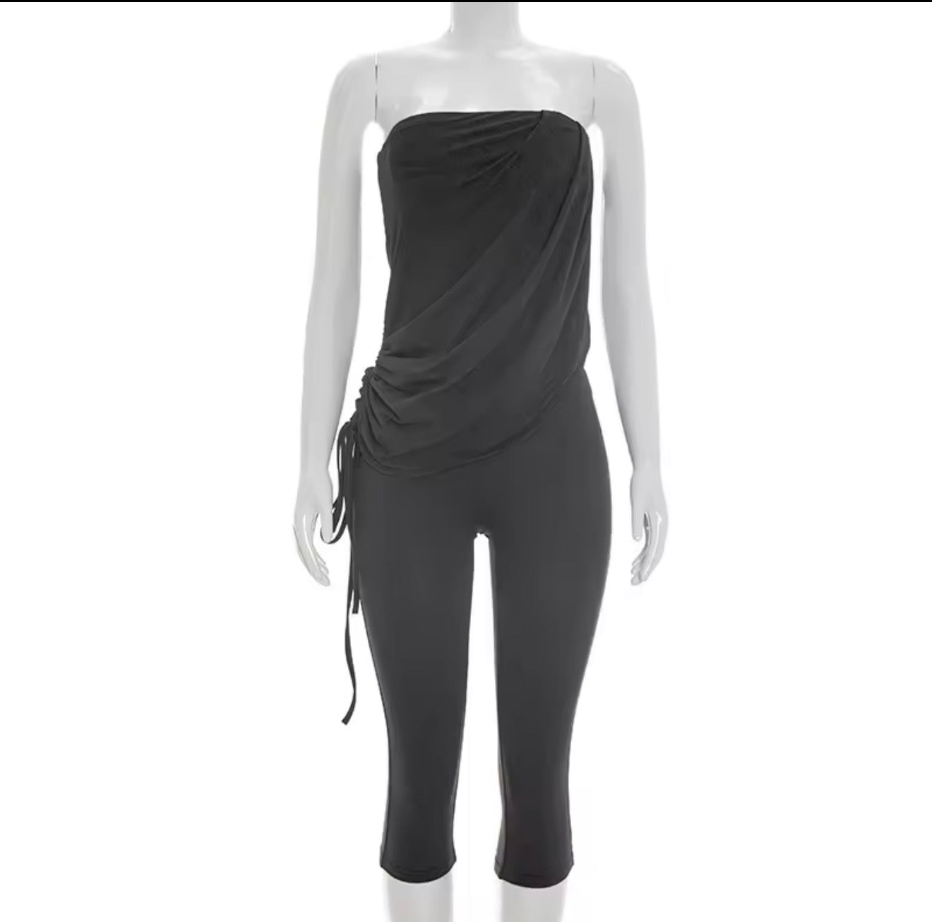 Sculpt & Slay Ruched Jumpsuit