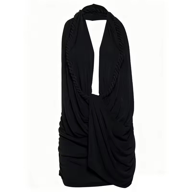Scarlet Drape Goddess Mini Dress image 3