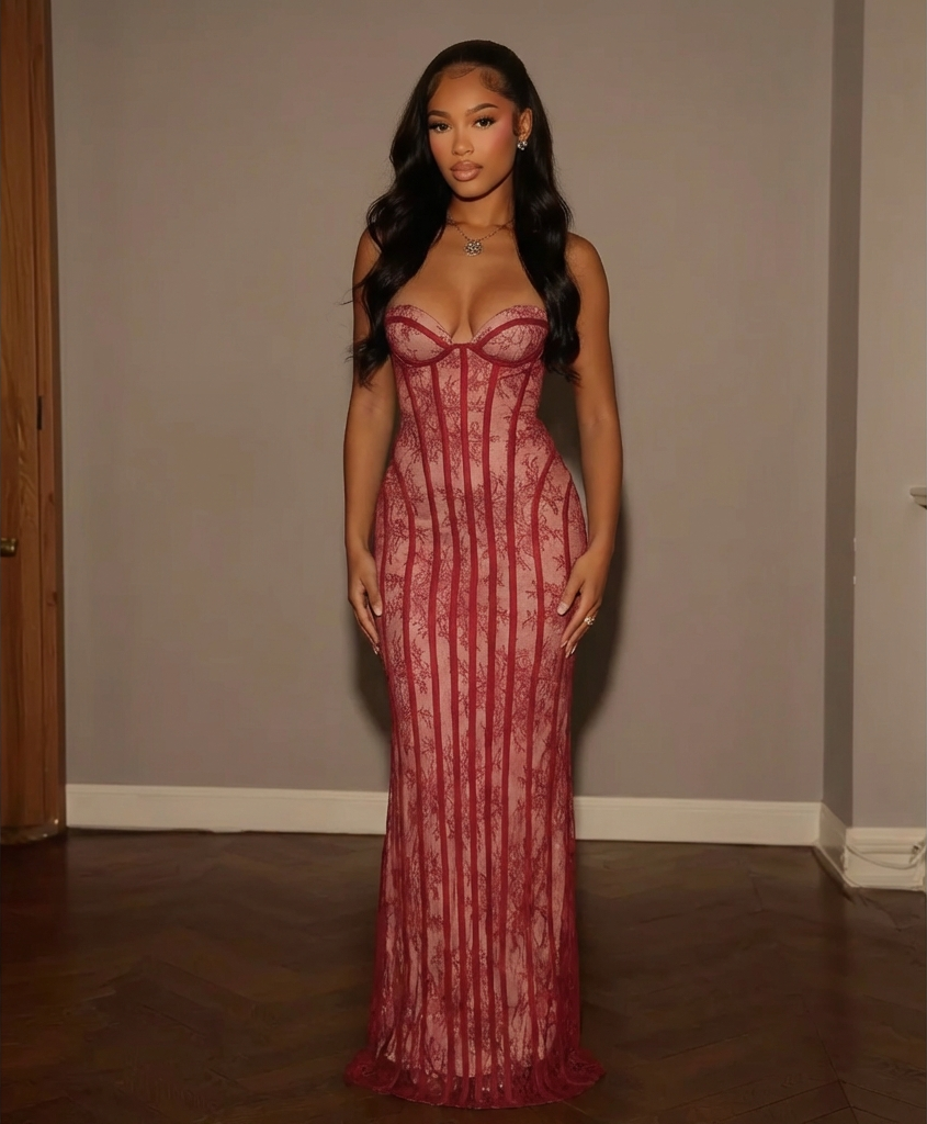 Enchanted Silhouette Lace Maxi & Mini Dress image 0