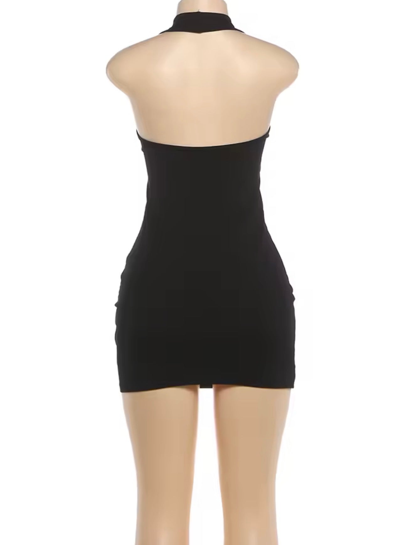 Midnight Icon Grommet Mini Dress