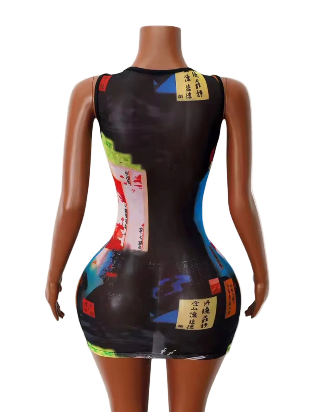 Tokyo Muse Graphic Mini Dress