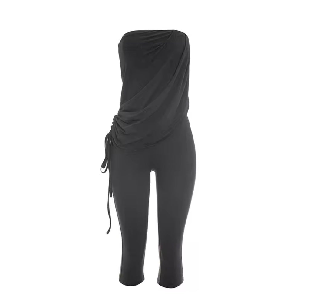 Sculpt & Slay Ruched Jumpsuit