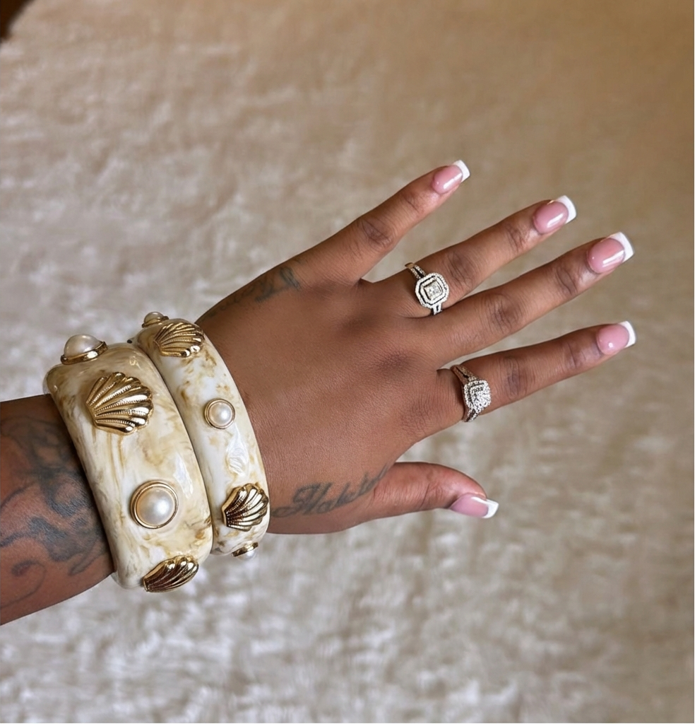 Golden Coast Shell Stack set of 5