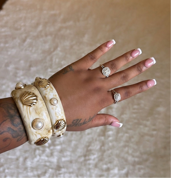 Golden Coast Shell Stack set of 5