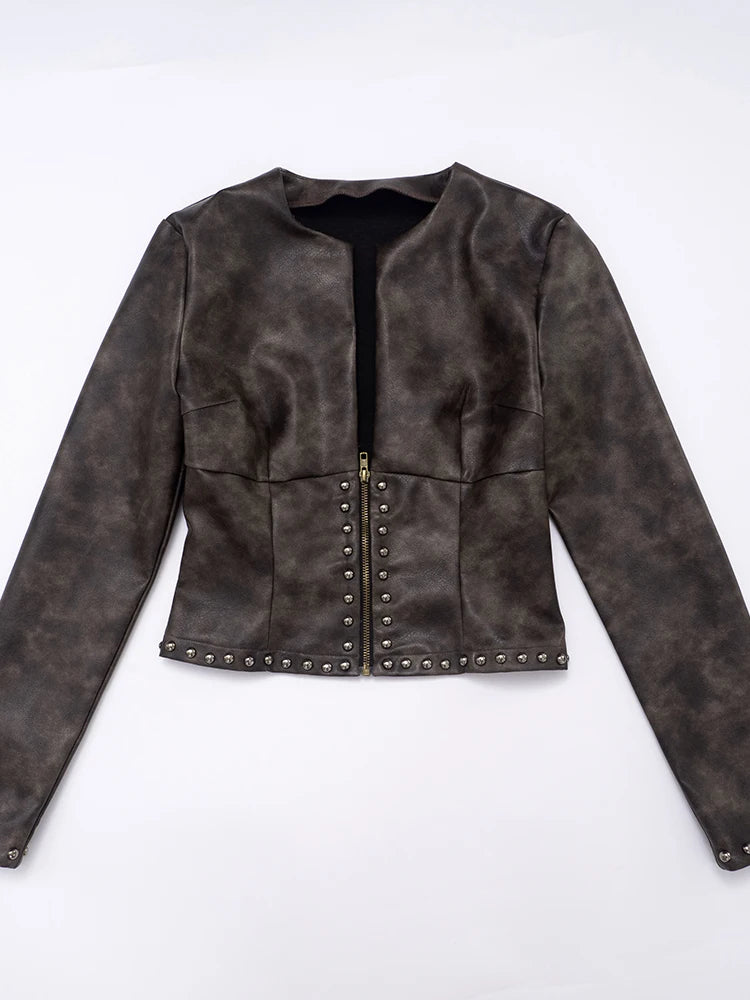 Studded Intentions Faux Leather Jacket image 5