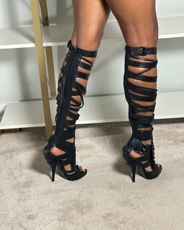 Strapped & Snatched Gladiator Heels image 1