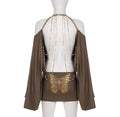 Golden Muse Butterfly Back Dress