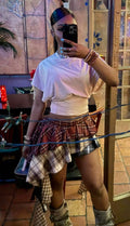 Chaos Layers Plaid Skirt image 0