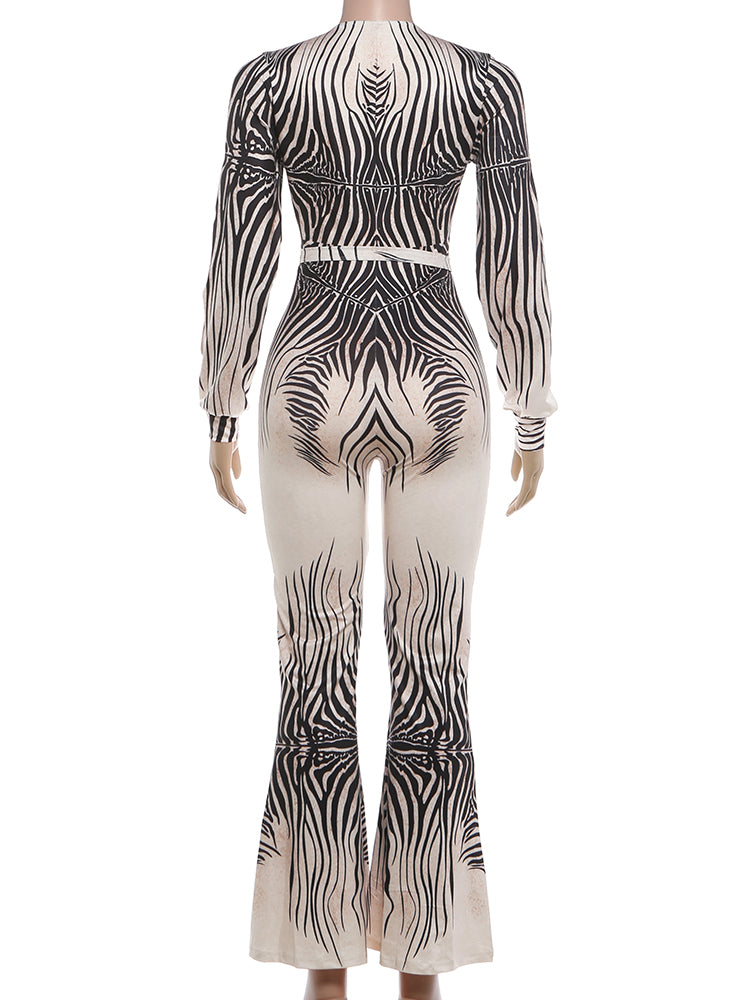 Zebra Mirage Contour Jumpsuit  image 2