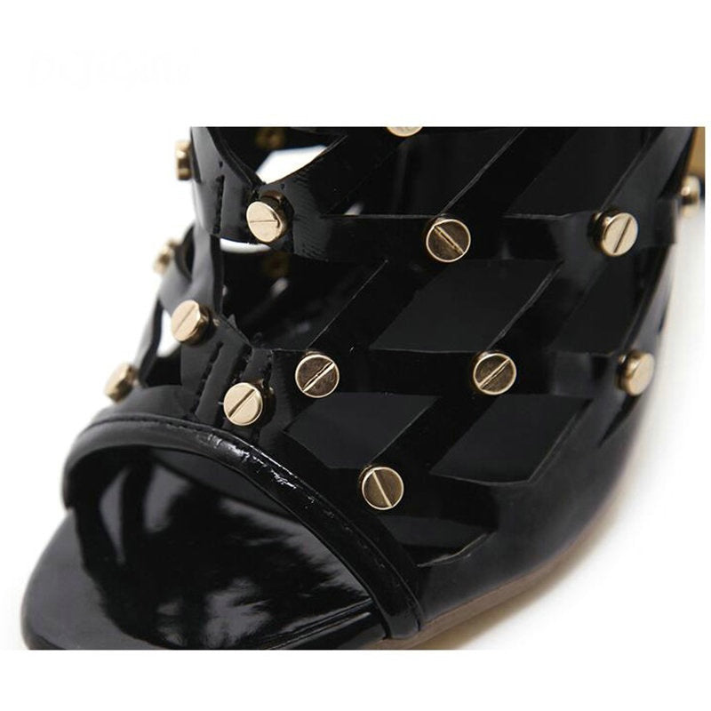 Fierce Lattice Thigh-High Heels image 3