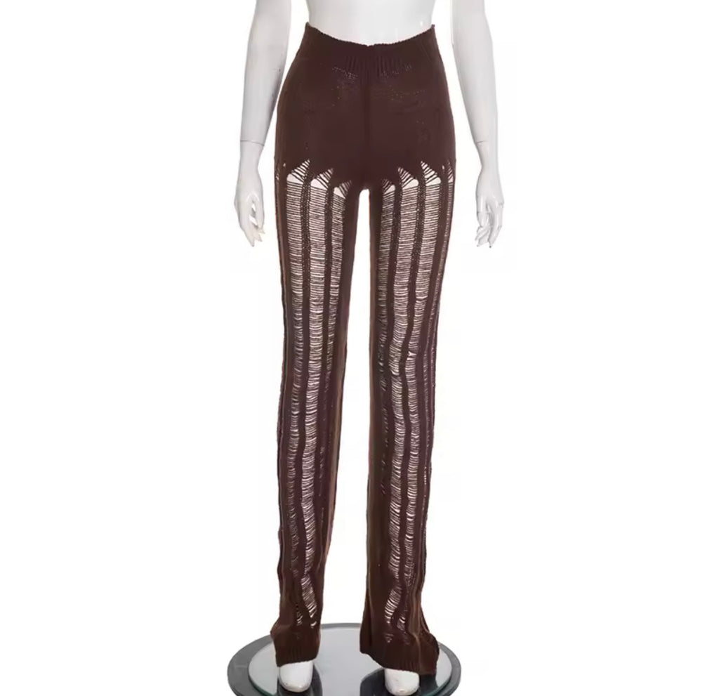 Luxe Knit Shred Pants image 3