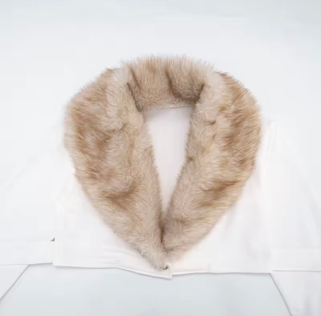 Snow Luxe Tie-Front Fur Collar Jacket image 7