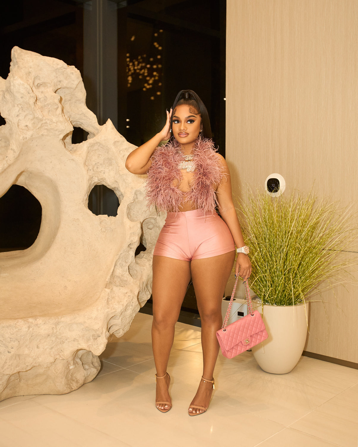 Feather Me Luxe Two-Piece Set image 8