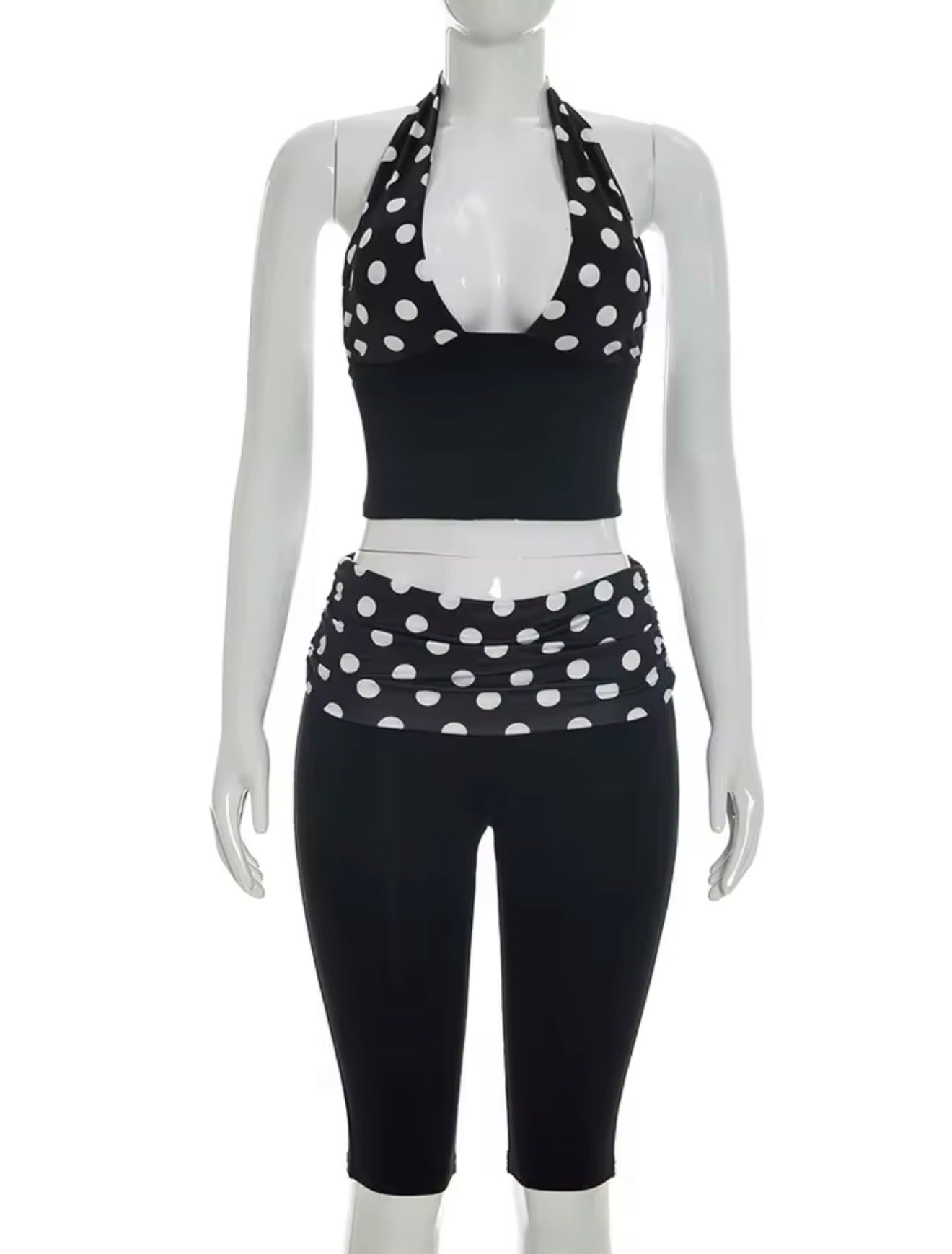Polka Muse Capri Set