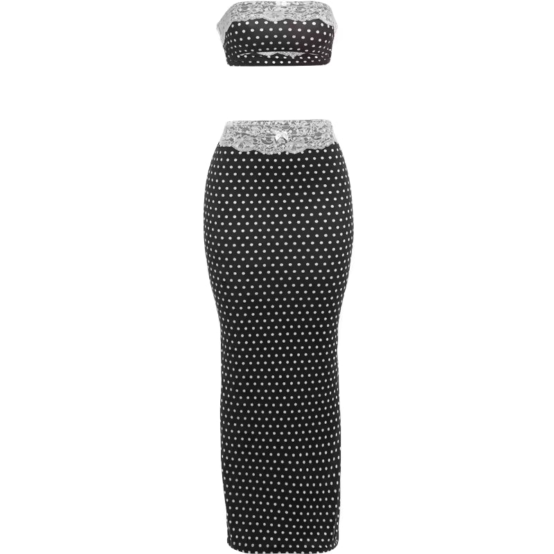 Sweet Muse Polka Lace Set image 1