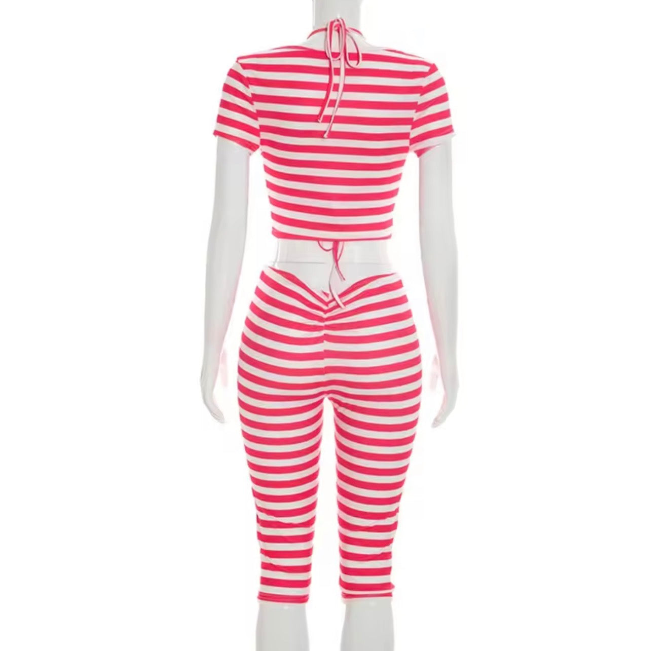 Fast Lane Stripe Pants Set