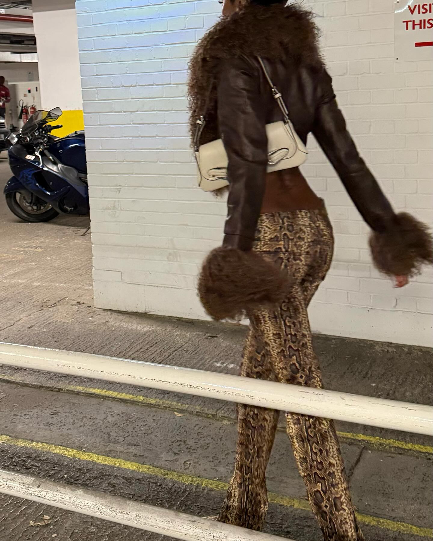 Luxe Fable Cropped Faux Leather Jacket image 5