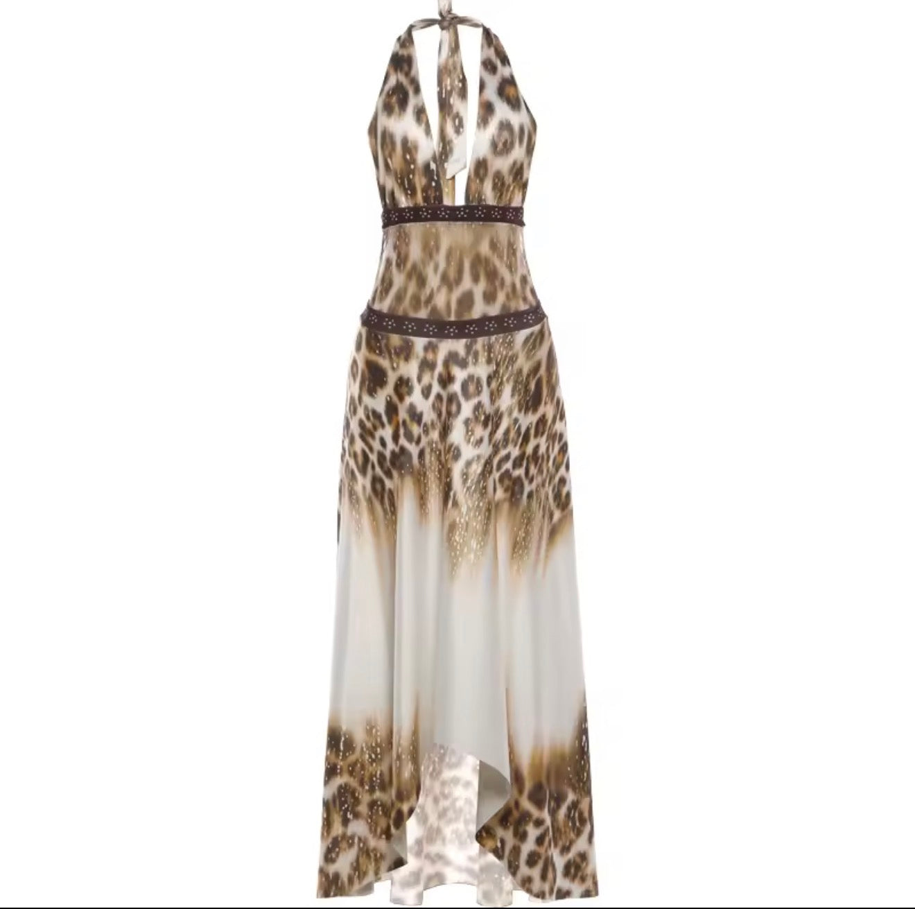 Golden Safari Luxe Maxi Dress