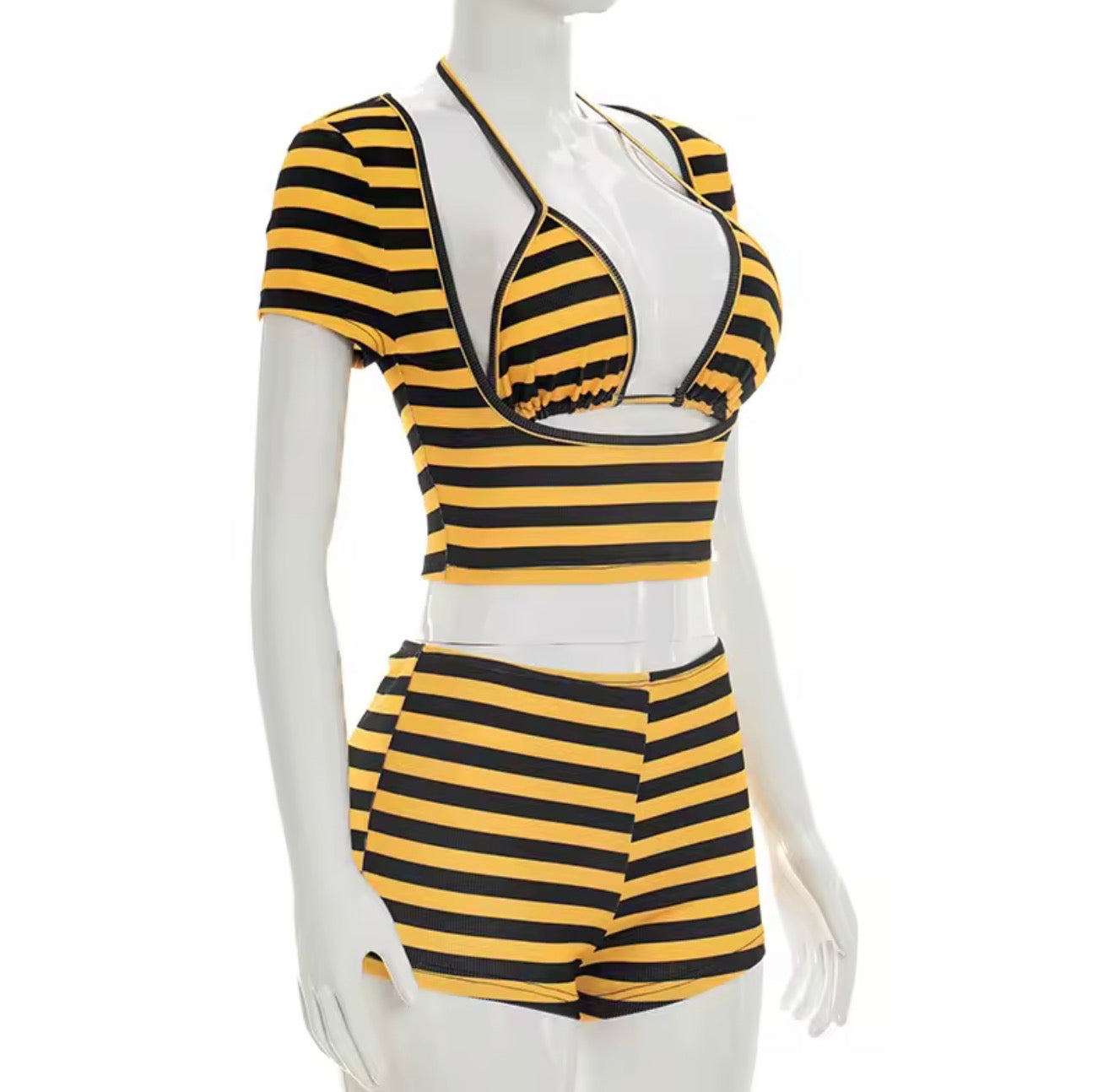 Fast Lane Stripe Short Set