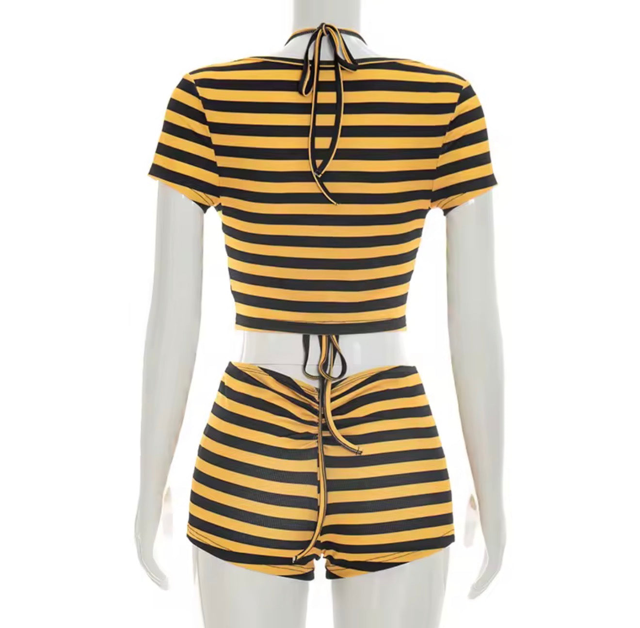 Fast Lane Stripe Short Set
