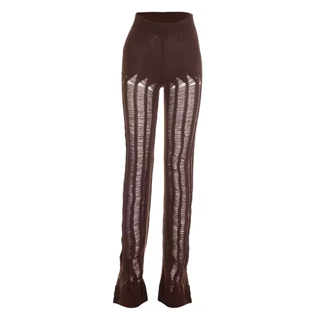 Luxe Knit Shred Pants image 4