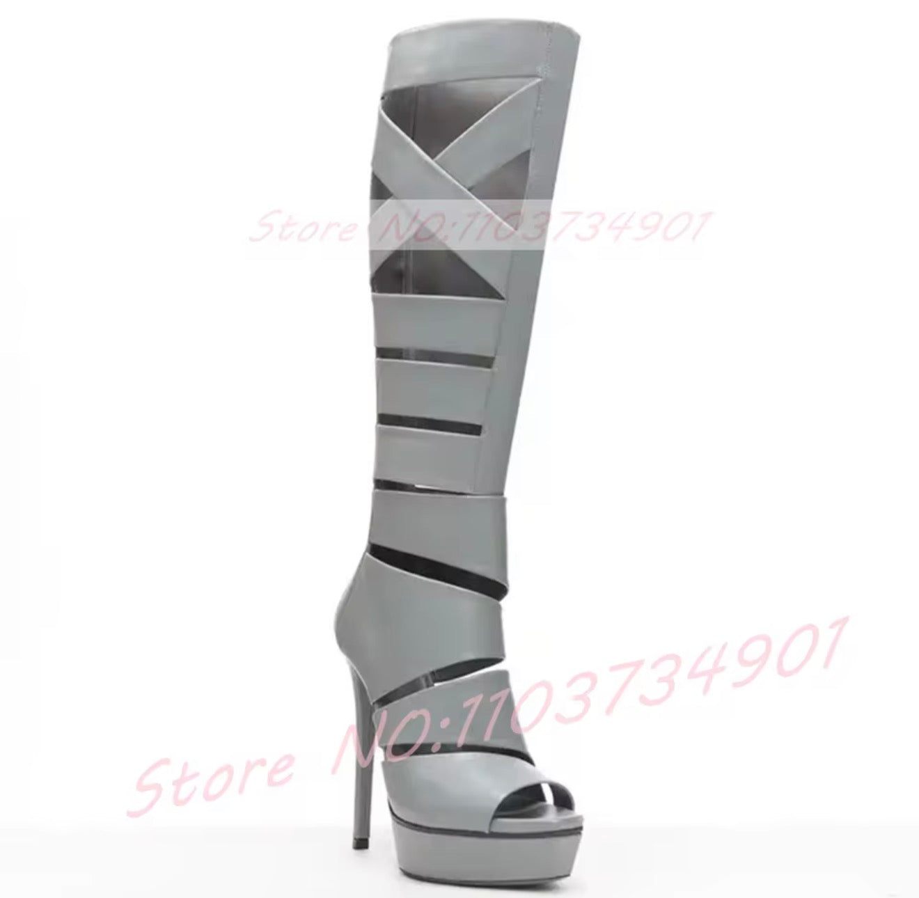 Dominatrix Knee-High Heels image 6