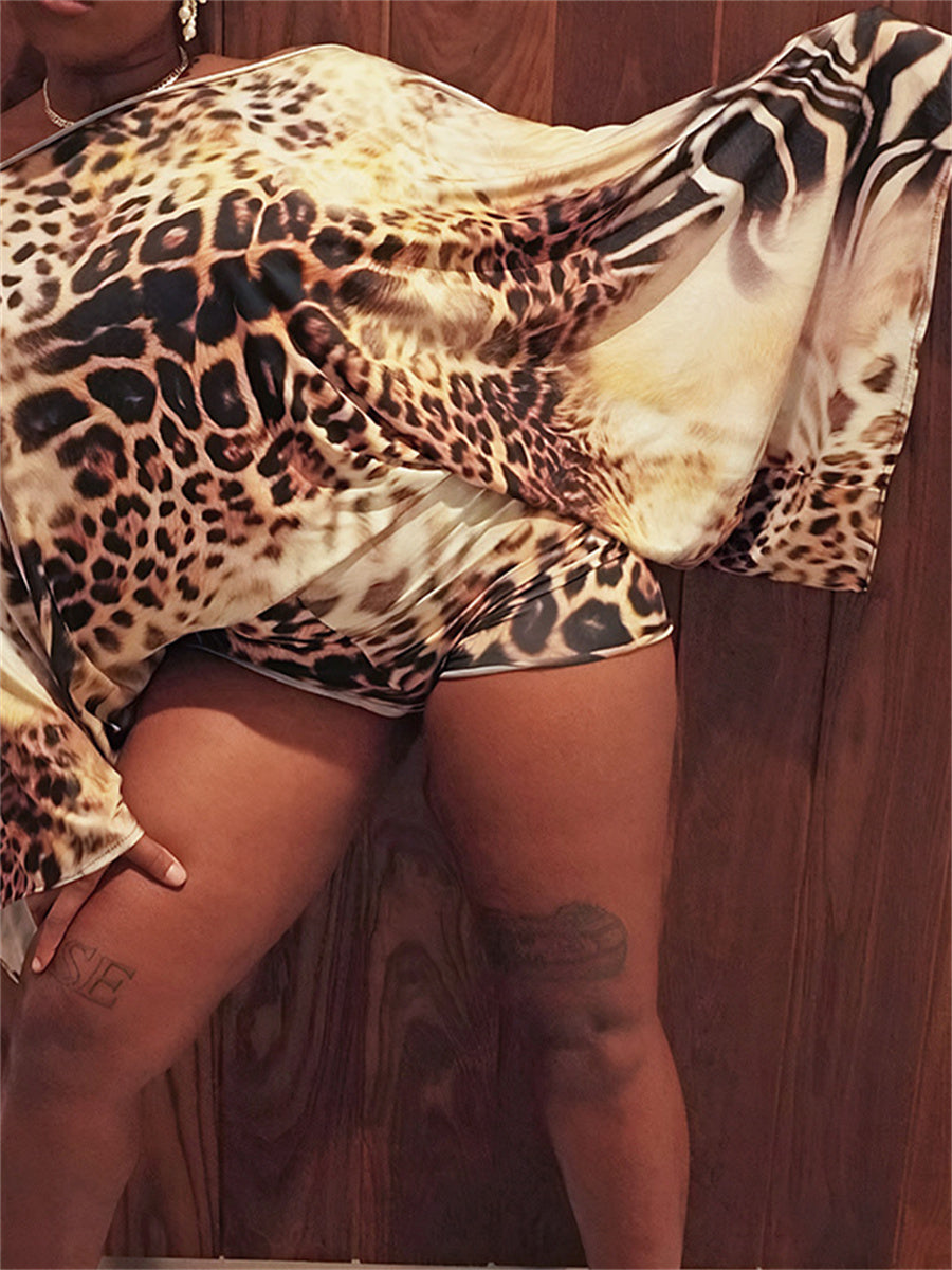 Wild Allure Off-Shoulder Romper image 4