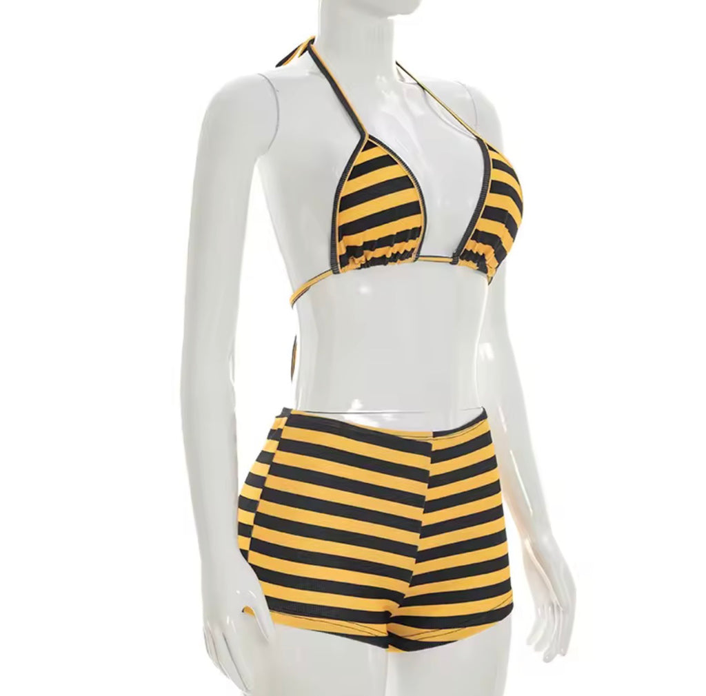 Fast Lane Stripe Short Set