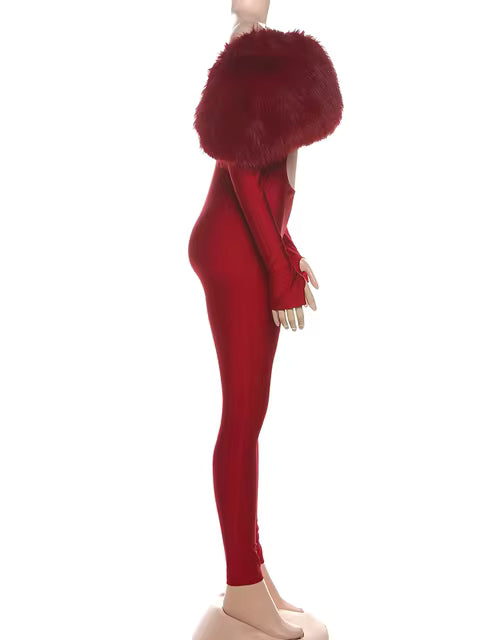 Crimson Seduction Jumpsuit image 2