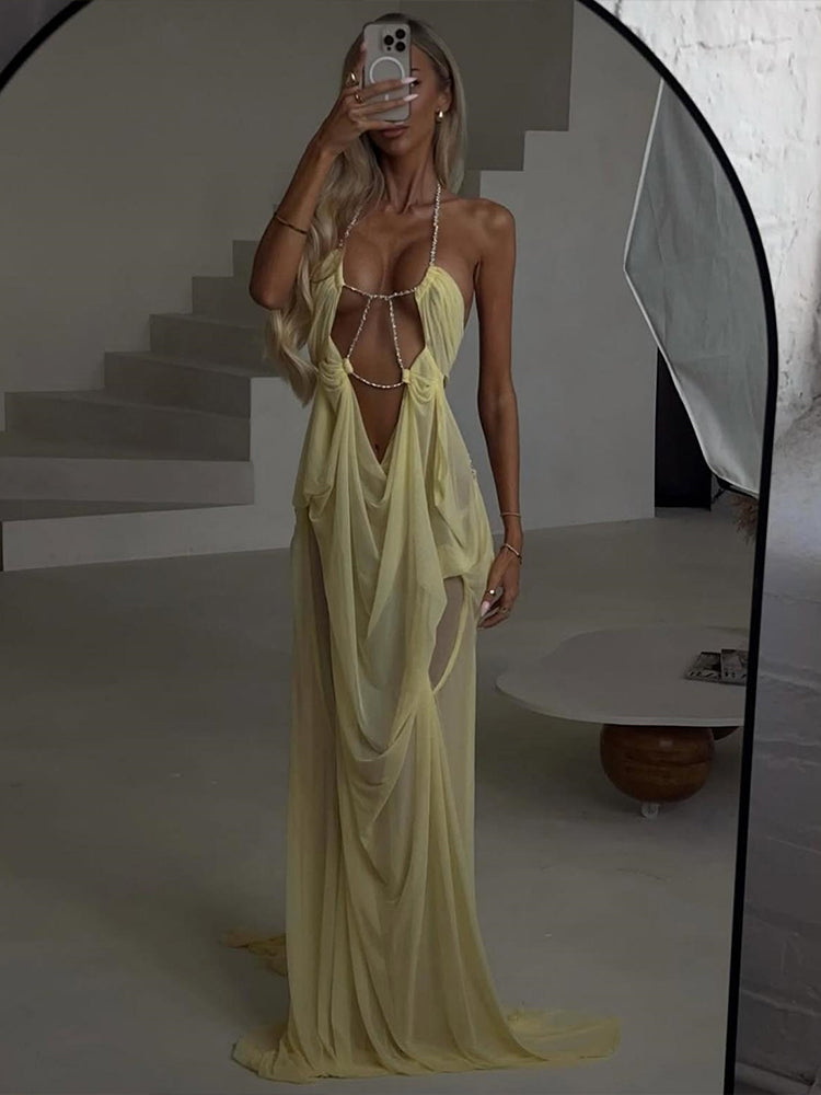 Enchanted Siren Sheer Maxi Dress  image 4