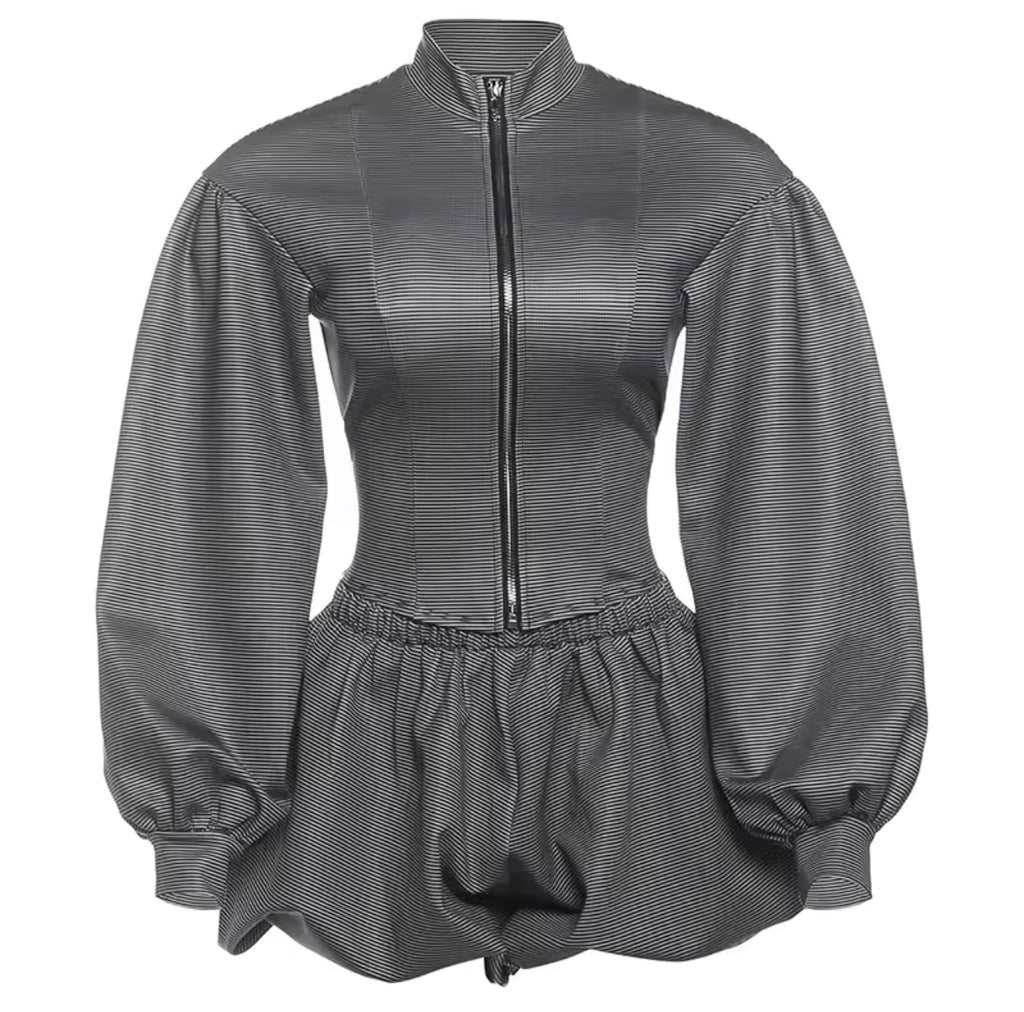 Curve Line Zip Set image 1