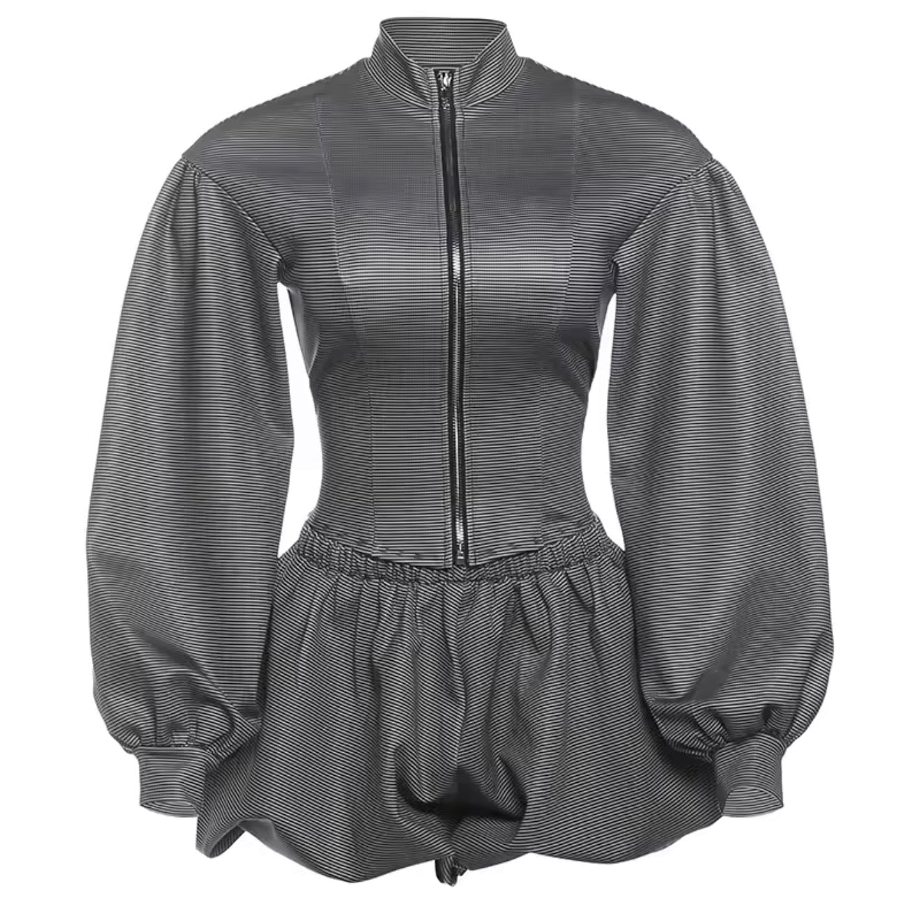 Curve Line Zip Set image 1