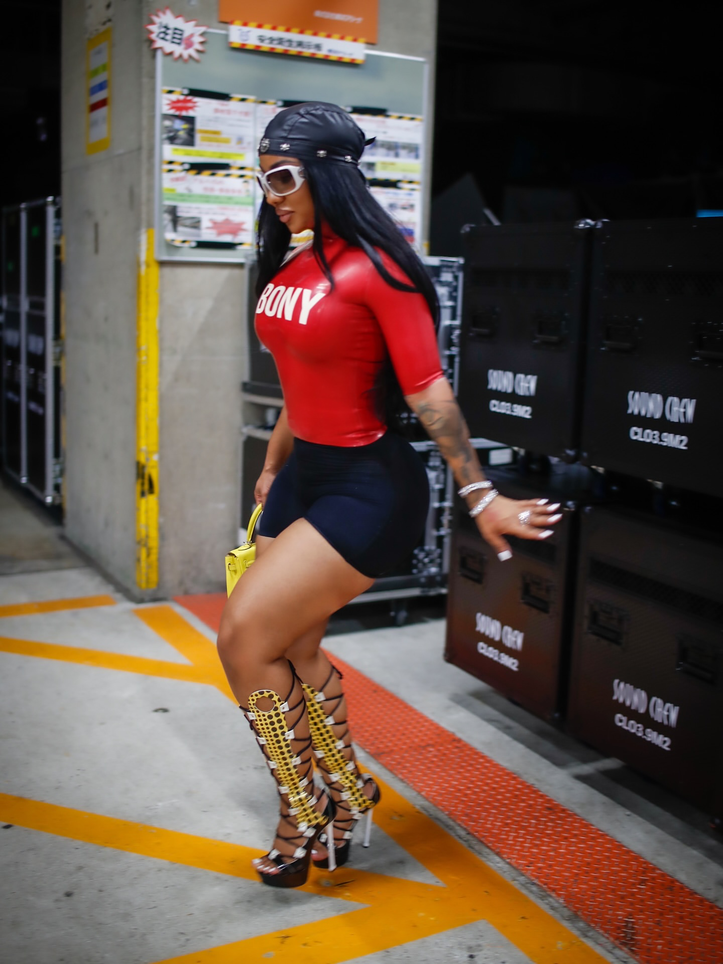 Dot Matrix Dominator Gladiator Heels image 0