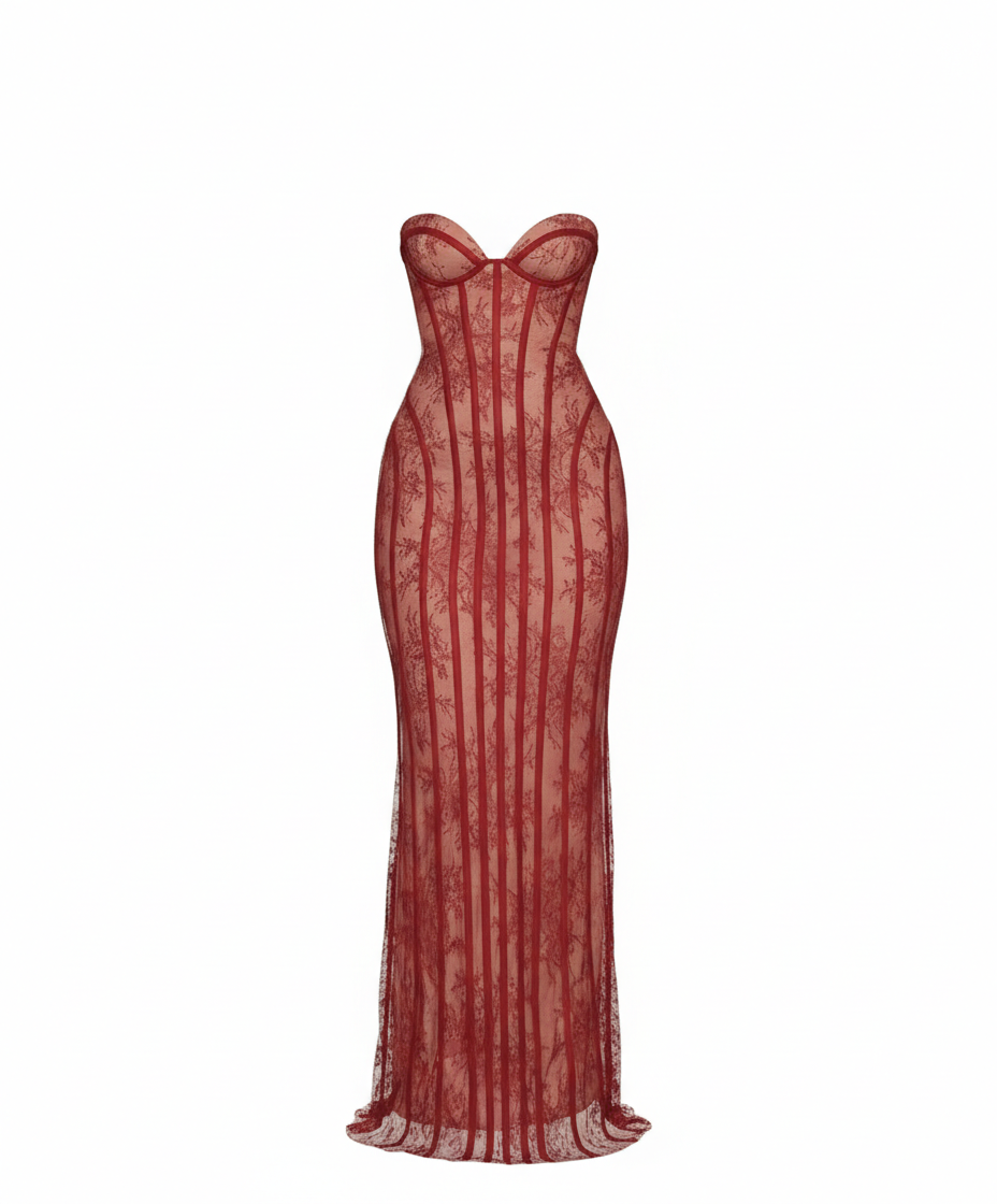 Enchanted Silhouette Lace Maxi & Mini Dress image 2