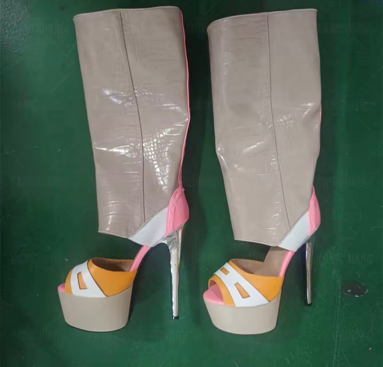 Croc Couture Platform Boots (MADE TO ORDER) image 2