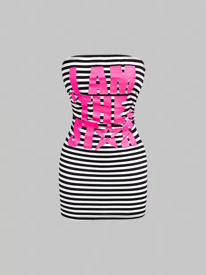 Main Character Energy Mini Dress image 1