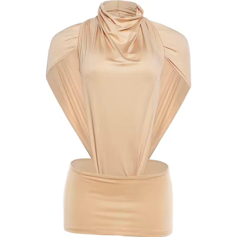 Sculpted Muse Drape Mini Dress image 1