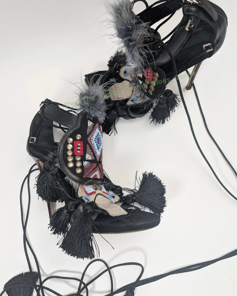 Tribal Luxe Gladiator Sandals (MADE TO ORDER) image 2