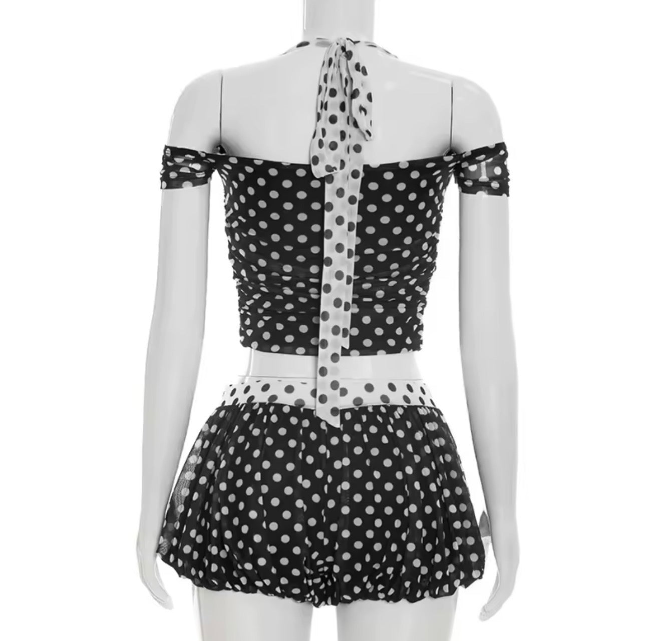Dot Me Down Short Set