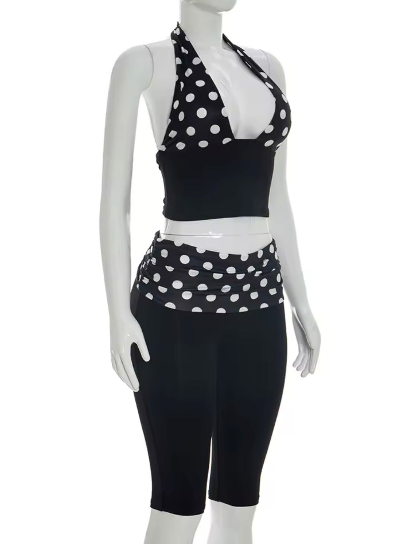 Polka Muse Capri Set