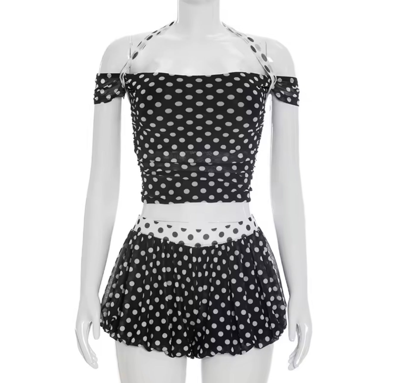 Dot Me Down Short Set