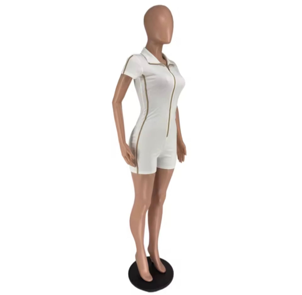Fast Lane Zip Romper