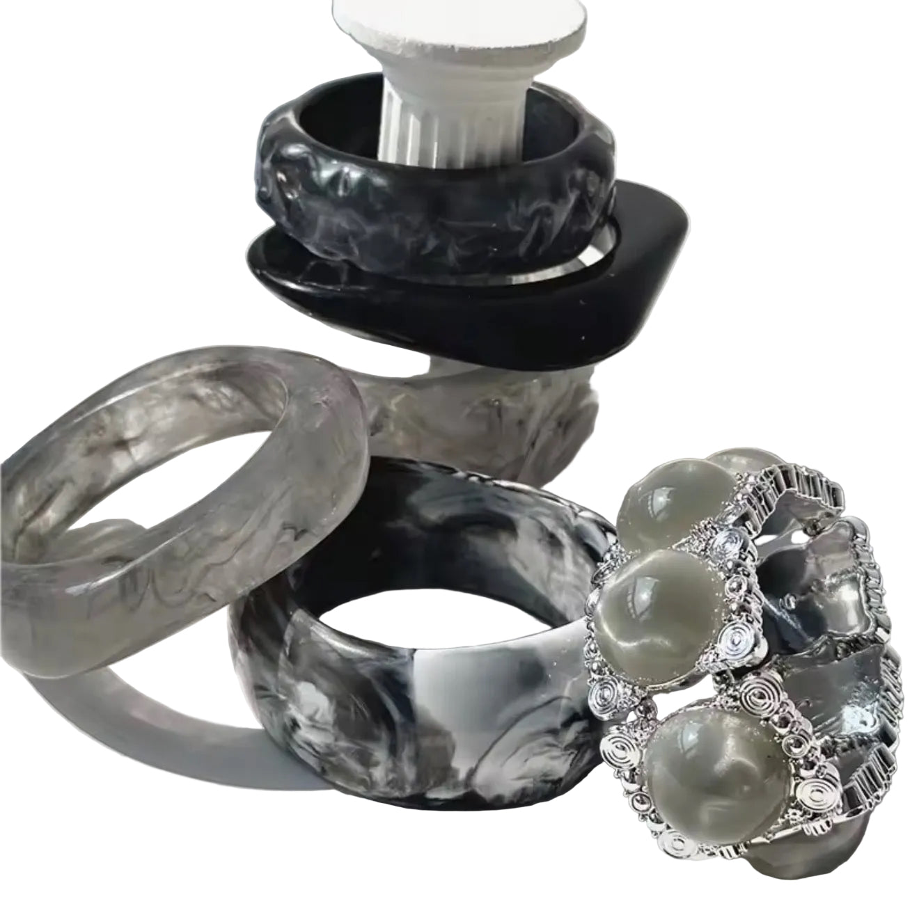 Midnight Marble Stack